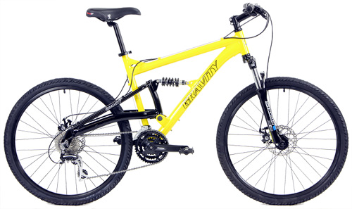 Yellow Mountain Bikes, MTB, Full Suspension Gravity FSX 1.0