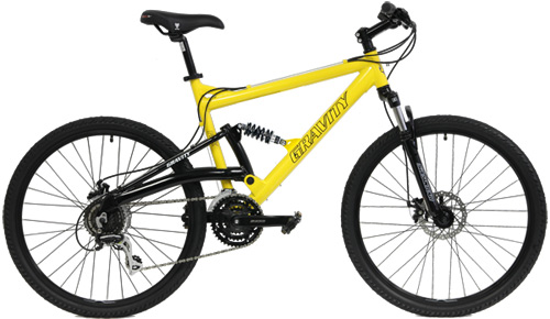 Yellow Mountain Bikes, MTB, Full Suspension Gravity FSX 1.0