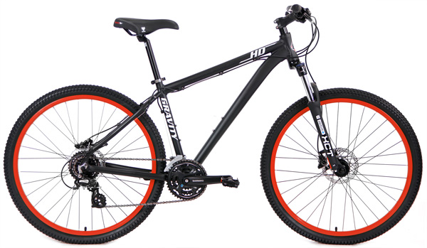NEW Gravity HD ELITE LOCKOUT LongTravel Forks + Custom Painted Double Wall Rims Shimano Hydraulic Disk Brake Mountain Bike in 27.5 or 29ers